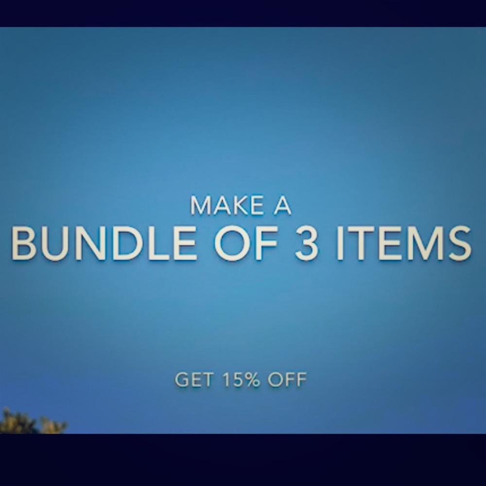 Bundle of 3 items. Pick 3 pay shipping once.